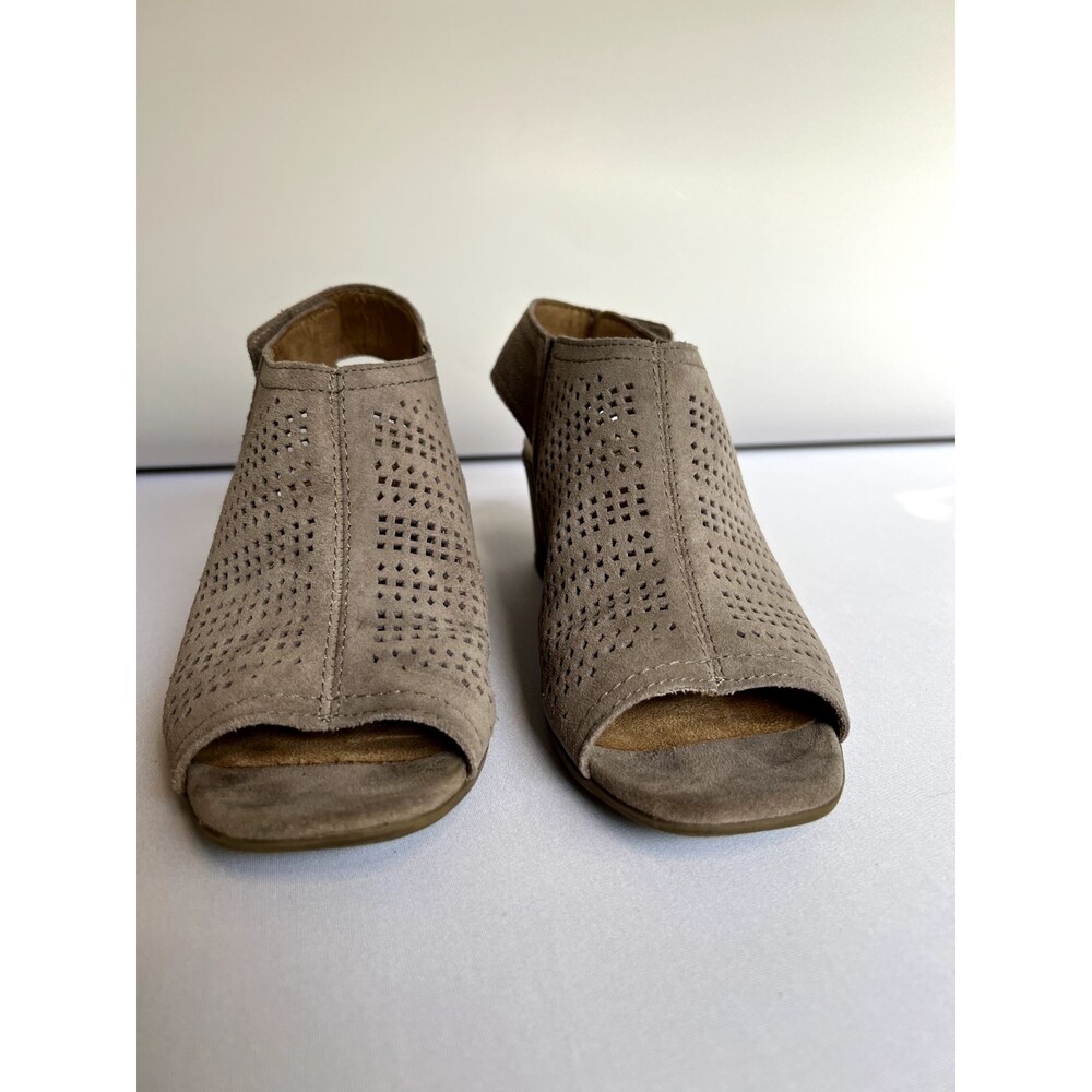 Sonoma Goods Vitalize Ortholite Open Toe Sandals Gray Ladies 9M Boho - Picture 3 of 7